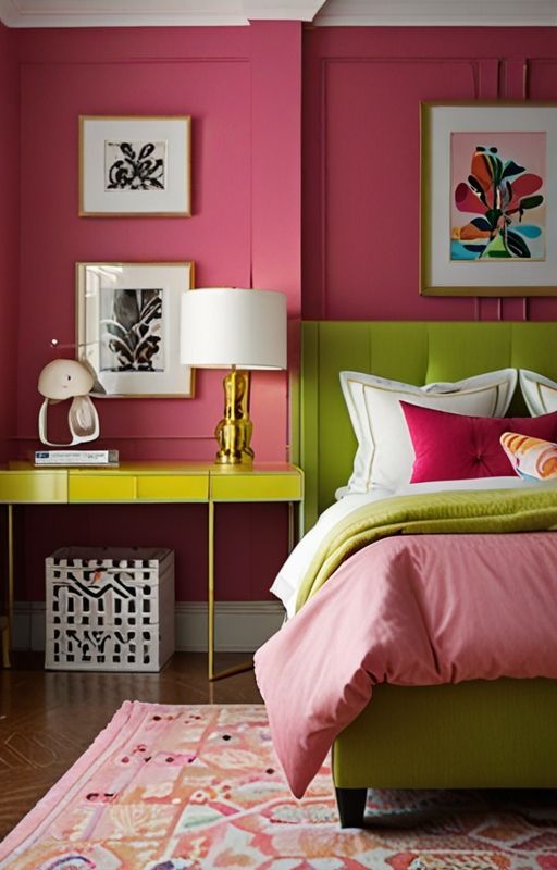 two colour combination for bedroom walls
