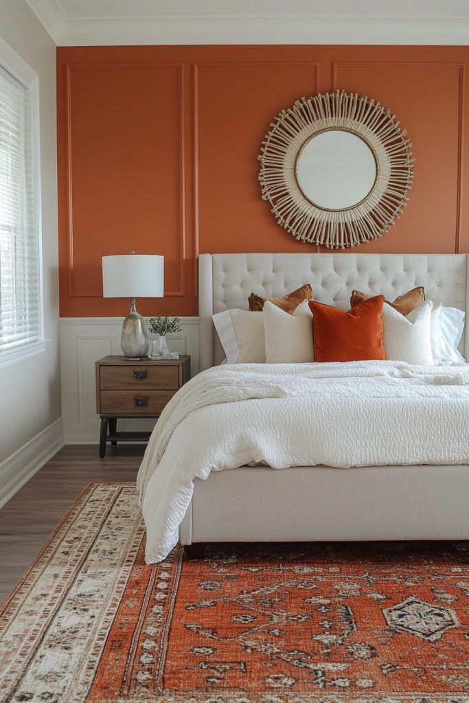 two colour combination for bedroom walls