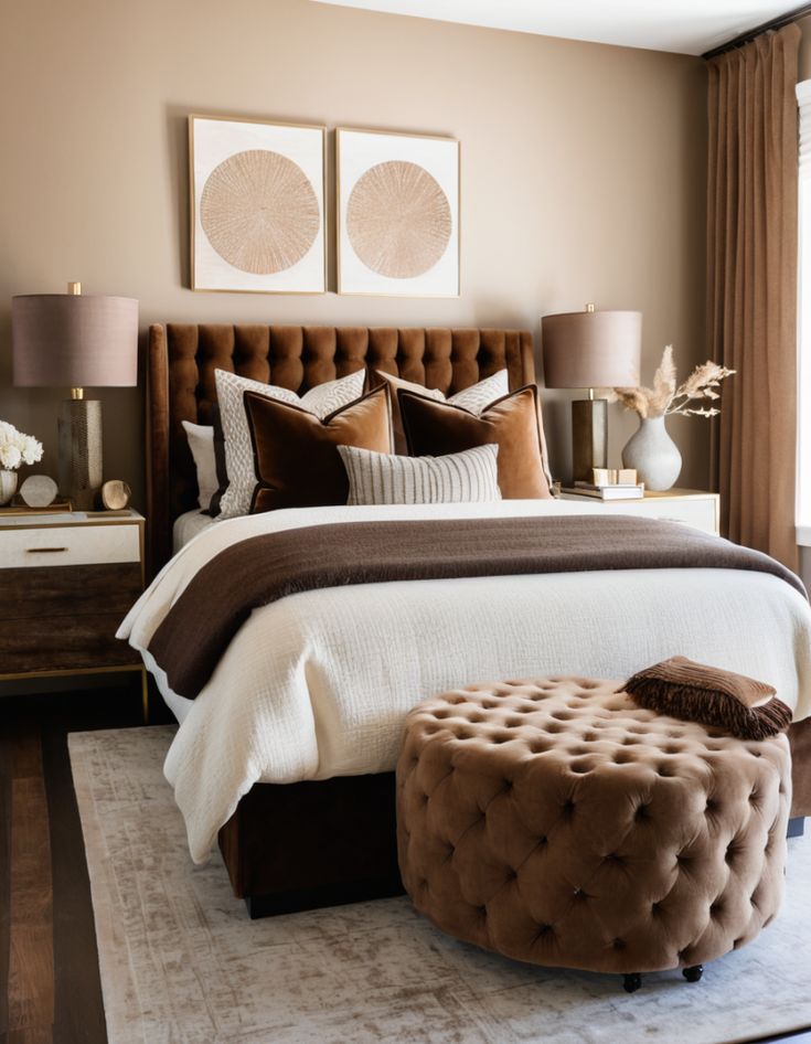 two colour combination for bedroom walls
