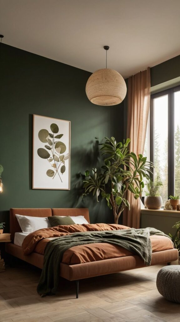 two colour combination for bedroom walls