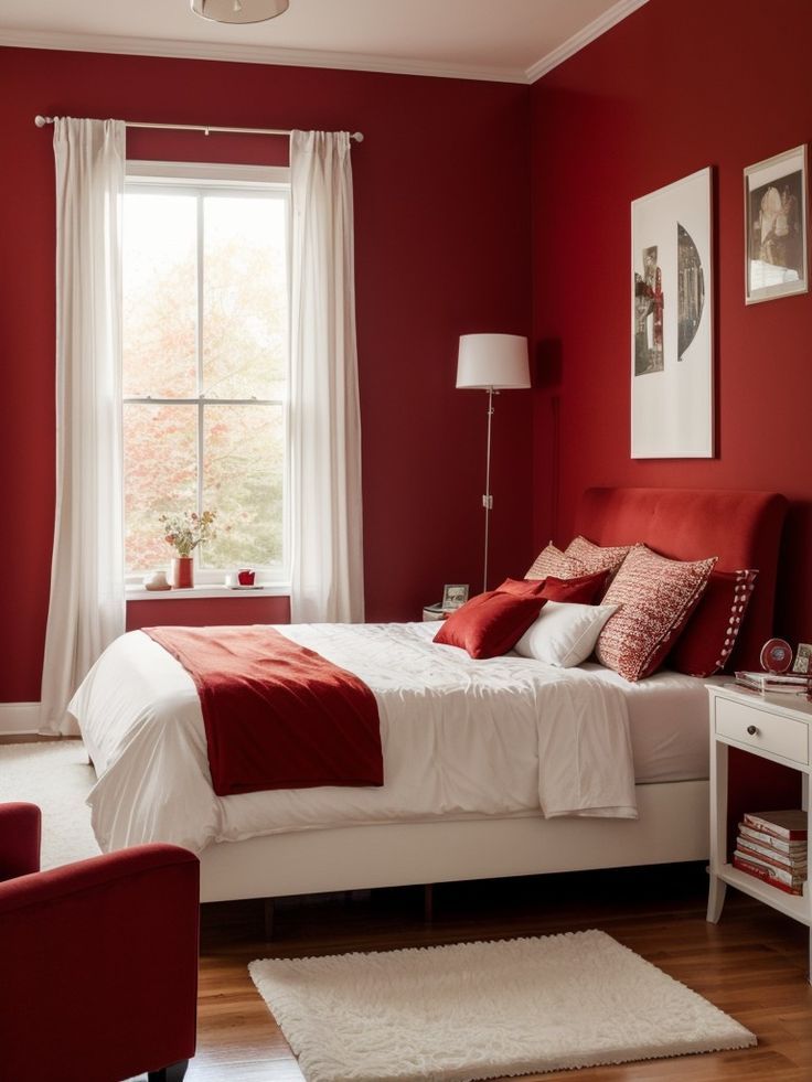 two colour combination for bedroom walls