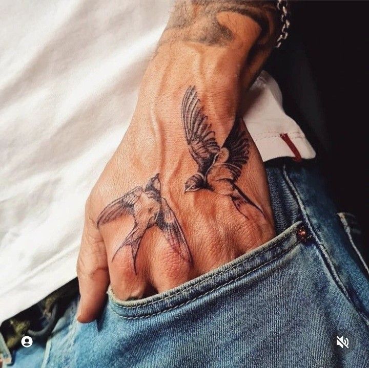 hand tattoos for men